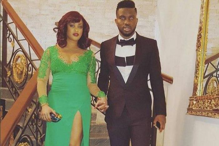 Adaeze and Joseph Yobo at Stalker premiere