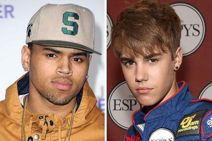 Chris Brown and Justin Bieber