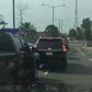 Governor Ambode's convoy stopping at the traffic light at Wempco junction, Agidingbi