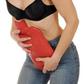 Applying little pressure with hot towel or hot water bottle helps to ease period pains