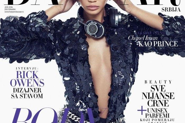 Chanel Iman for Harper's Bazaar June 2016 issue