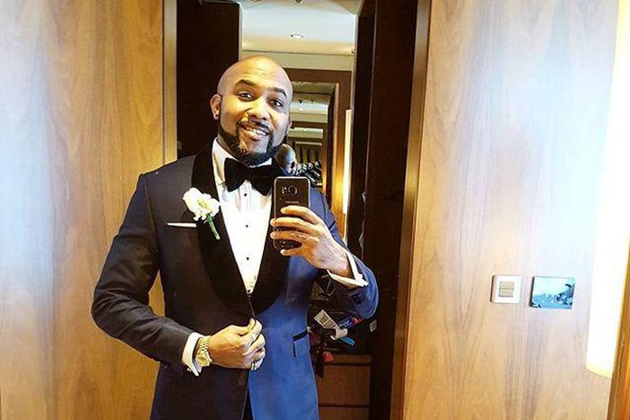 Banky W at Toolz and Tunde Demuren's wedding