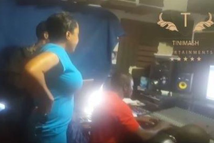 Toyin Aimakhu in studio flow