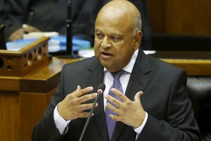 South African Finance Minister Pravin Gordhan delivers his 2016 Budget speech to parliament in Cape Town, February 24, 2016.