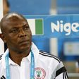 Nigeria's coach Stephen Keshi looks on before their 2014 World Cup Group F soccer match against Bosnia and Herzegovina at the Pantanal arena in Cuiaba June 21, 2014.
