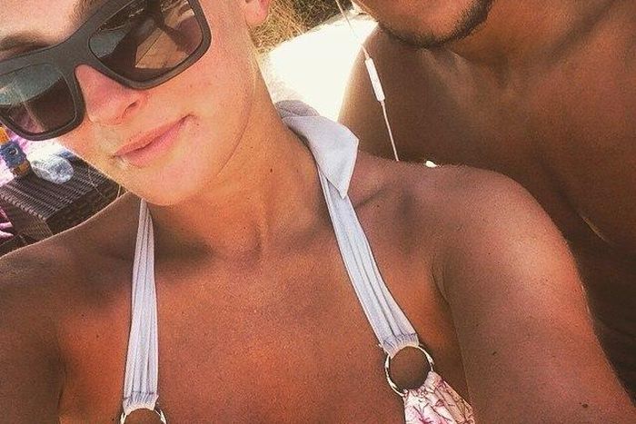 William Troost-Ekong and his girlfriend