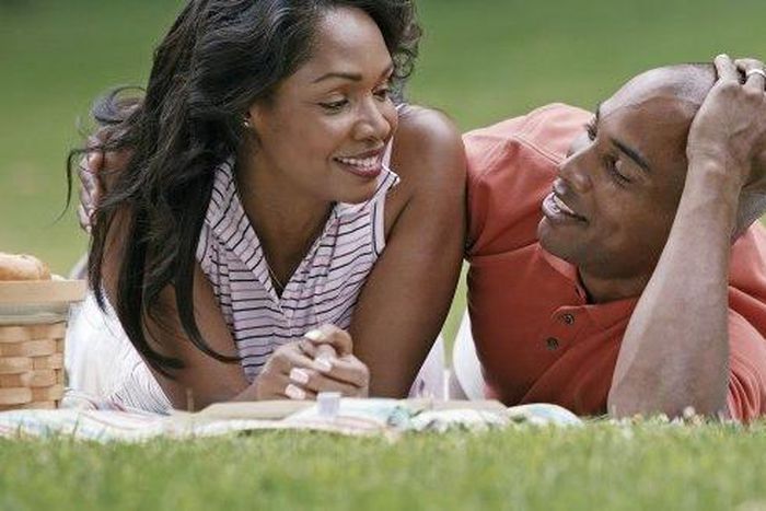 She speaks, he listens