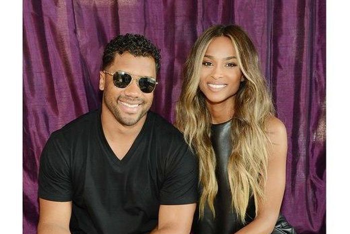 Ciara and Russell Wilson