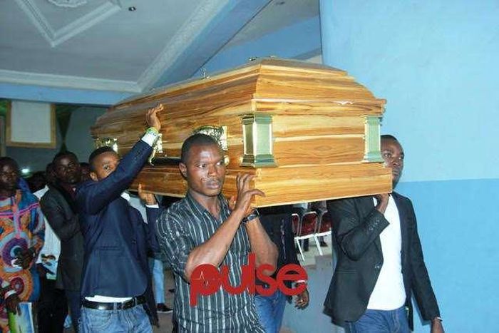 Burial of the slain evangelist