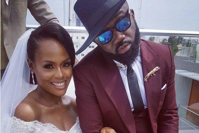 Noble and Chioma Igwe at their wedding