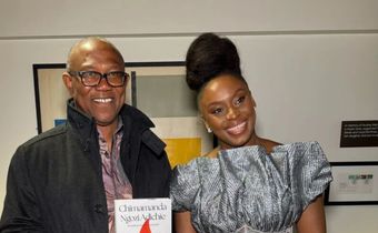Chimamanda Adichie and Peter Obi