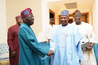 President Bola Tinubu and Atiku Bagudu, Minister of Budget and Economic Planning of Nigeria. [Facebook]