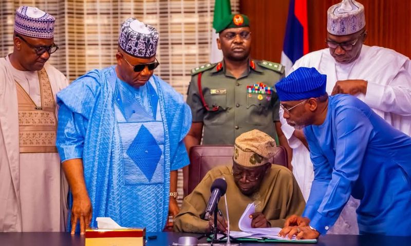 One of the most direct benefits of the tax bill signed by President Bola Tinubu for citizens is the exemption from personal income tax for individuals earning below ₦800,000 per annum. [X, formerly Twitter/Presidency]