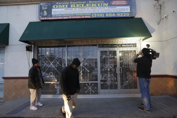 Animal skull found at spiritual shop