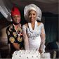 Photos from Ubi Franklin and Lilian Esoro's traditional rites
