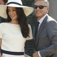Amal and George Clooney in Venice for their civil ceremony.