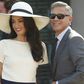Amal and George Clooney in Venice for their civil ceremony.