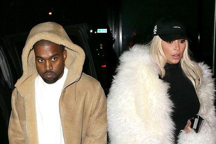 Kanye West and Kim Kardashian