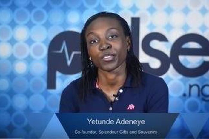 Co-founder of Splendour Gifts and Souvenirs Ltd., Yetunde Adeneye.