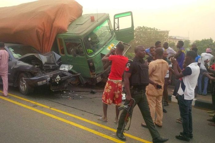 Accident scene in Cross River State