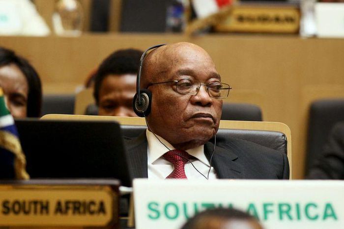 South Africa's President Jacob Zuma attends the opening ceremony of the 26th Ordinary Session of the Assembly of the African Union (AU) at the AU headquarters in Ethiopia's capital Addis Ababa, January 30, 2016. REUTERS/Tiksa Negeri