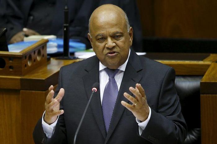 South Africa's Finance Minister Pravin Gordhan delivers his 2016 budget address to the parliament in Cape Town, February 24, 2016. REUTERS/Mike Hutchings