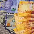 South African rand hit by student protest outside presidential offices