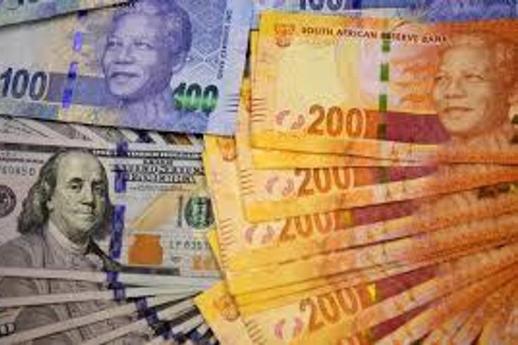 South African rand hit by student protest outside presidential offices