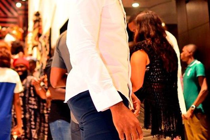 Ebuka at Alára luxury store fashion night out