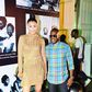 Iceberg Slim steps out with mystery lady at the Lagos Fashion & Design Week 2015