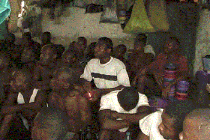Inmates at the Kirikiri Prison