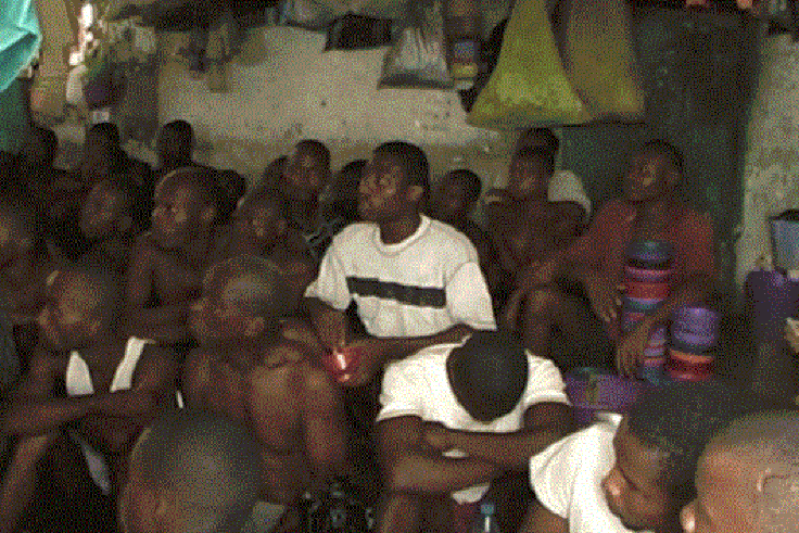 Inmates at the Kirikiri Prison
