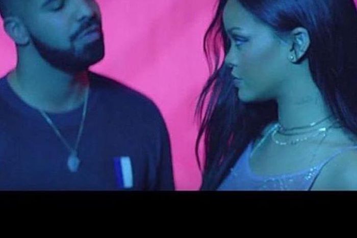 Drake and Rihanna in 'Work'