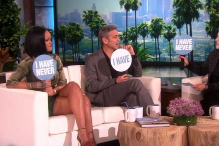 Rihanna, George Clooney and Ellen DeGenres