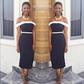 Bolanle Olukanni in a monochrome look