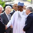 President Muhammadu Buhari receives the President of Germany, Joachim Gauck at the Presidential Villa in Abuja on February 11, 2016,
