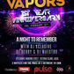 Vapors set to celebrate 1 year Anniversary