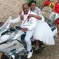 Benjamin Okelue and his bride, Blessing
