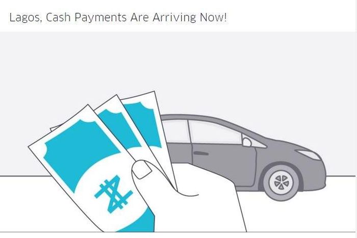 Uber users can now pay in cash