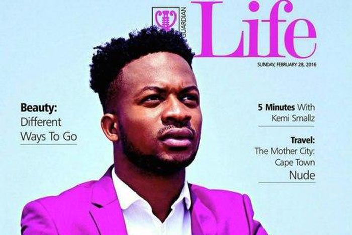 Adebayo Oke-Lawal on the cover of Guardian Life