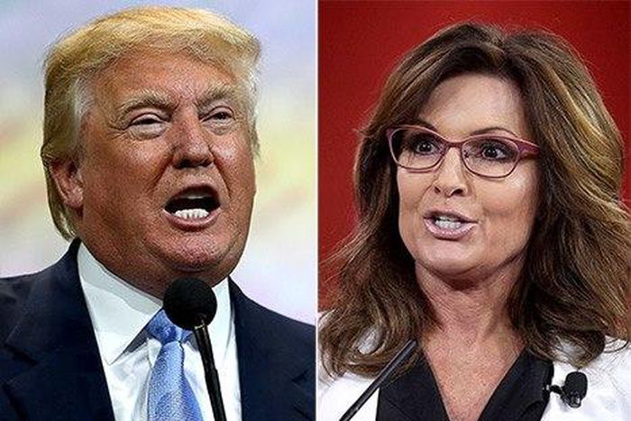 Sarah Palin and Donald Trump