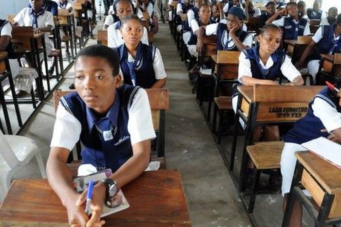 Students in classroom