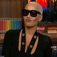 Amber Rose seals lips on Kardashians, Kanye West questions on 'Watch What Happens: Live'