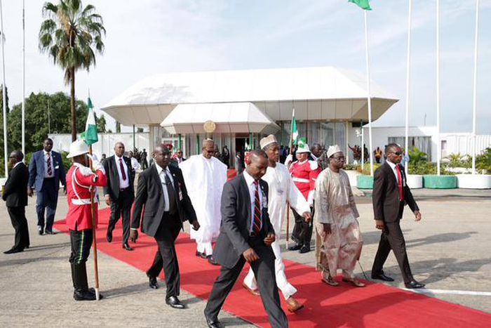 President Muhammadu Buhari departs Abuja for Cross River on October 20, 2015
