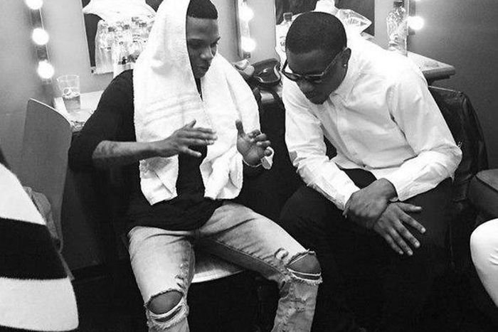 Wizkid and DJ tunez chatting