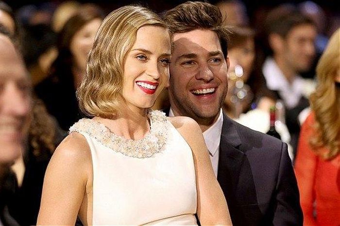 Emily Blunt and husband, John Krasinski