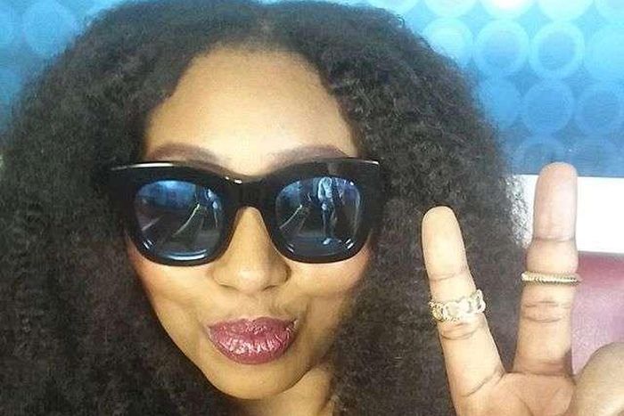 Latasha at the Pulse TV studios