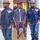 Gideon Okeke and Usher Raymond rocking denim