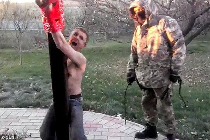 Rebels beat drug dealer to death in ISIS-style execution