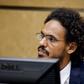 Ahmad Al Faqi Al Mahdi ( a.k.a. Abu Tourab) sits in the courtroom of the International Criminal Court (ICC) in the Hague the Netherlands, September 30,2015. REUTERS/Robin van Lonkhuisen/Pool
